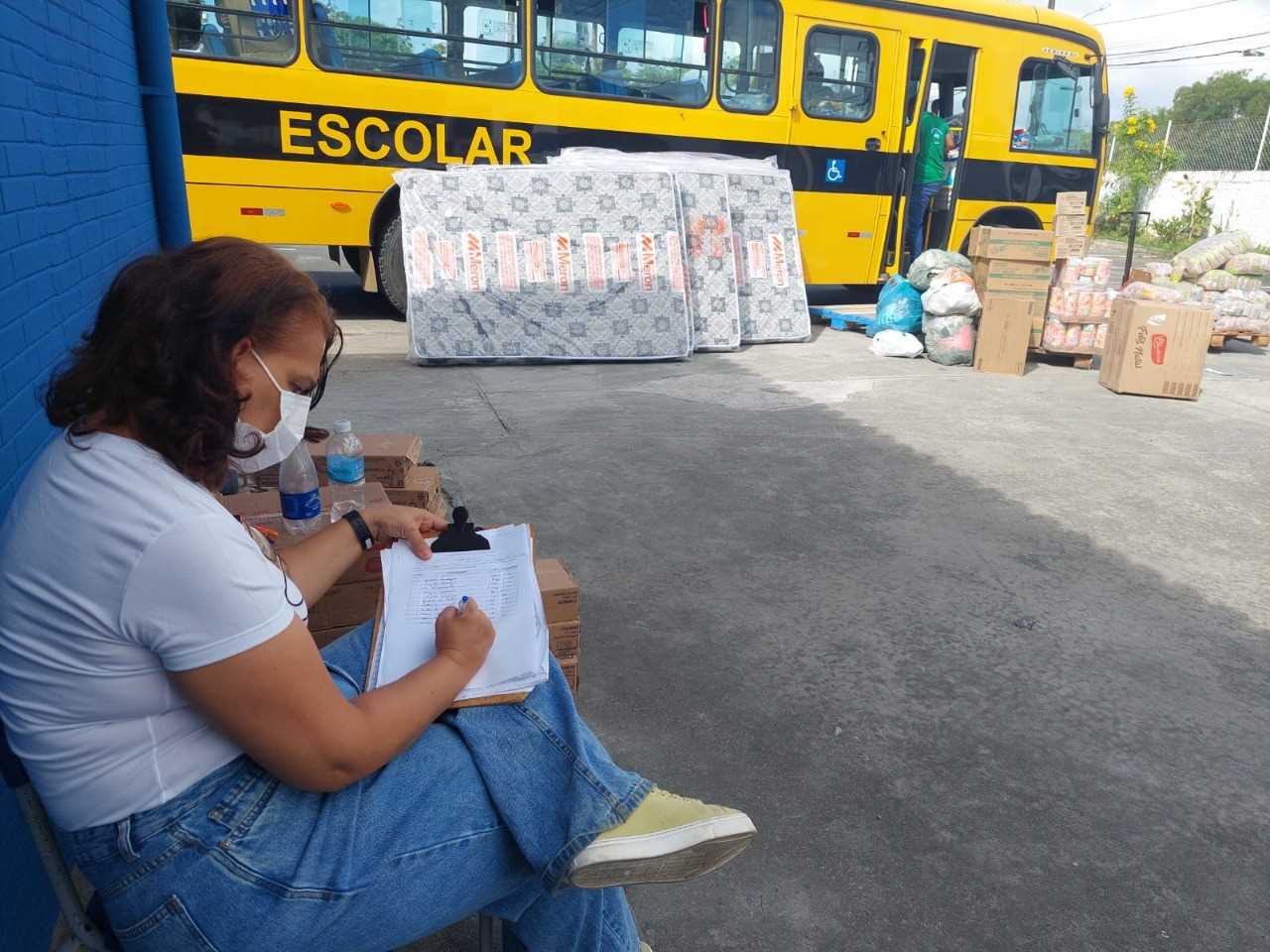 Secretaria de Assistência Social recebe mais doações do Corpo de Bombeiros